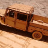 Toyota Bandeirantes Cabine Dupla Quebra Cabeça Miniatura Em Mdf - Image 3