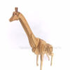 Girafa Quebra Cabeça 3d Miniatura Em Mdf