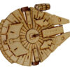 Nave Star Wars Millenium Falcon Quebra Cabeça 3d Miniatura - Image 2