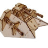 Nave Star Wars Snowspeeder Quebra Cabeça 3d Miniatura - Image 2
