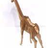 Girafa Quebra Cabeça 3d Miniatura Em Mdf - Image 3