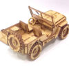 JEPP WILLYS CJ5 CAPOTA DE LONA Quebra Cabeça 3d Em Mdf - Image 2