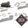 Maria Fumaça Quebra Cabeça 3d Miniatura Em Mdf - Image 4