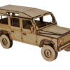 Land Rover Defender 90 Quebra Cabeça 3d Miniatura Em Mdf