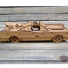 Batmovel Quebra Cabeça 3d Miniatura Em Mdf - Image 2