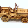 JEPP WILLYS CJ5 CAPOTA DE LONA Quebra Cabeça 3d Em Mdf