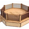 Octogono Ufc Quebra Cabeça 3d Miniatura Em Mdf - Image 2