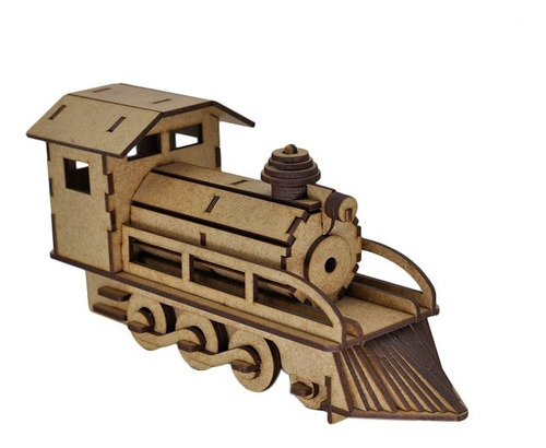 Locomotiva/trem tipo Maria fumaça fabricada pela Bachma