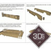Rural F75 Carroceria Quebra Cabeça Em Mdf - Image 4