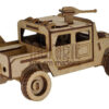 Hummer Humvee Quebra Cabeça 3d Miniatura Em Mdf - Image 3
