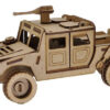 Hummer Humvee Quebra Cabeça 3d Miniatura Em Mdf