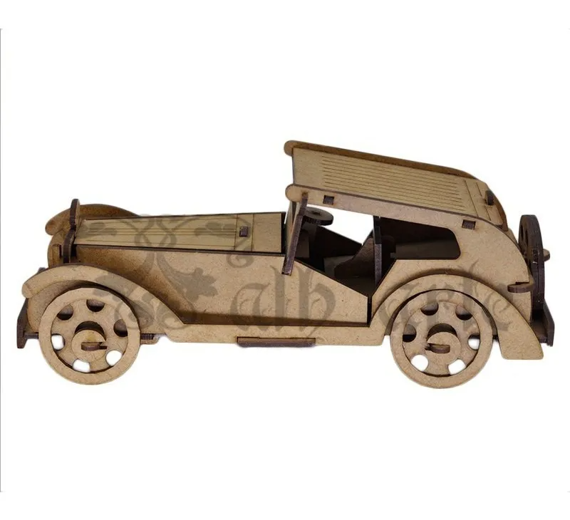 Quebra-cabeça Carro Esportivo de MDF Personalizado de 80 peças 15x25 cm