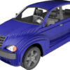Pt Cruiser 2001 - Veículos Quebra Cabeça Em Mdf