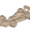 Carro De Formula 1 - Veículos Quebra Cabeça Em Mdf