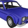 Ford Escort Mk1 - Veículos Quebra Cabeça Em Mdf