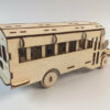 Ônibus Escolar Americano - Veículos Quebra Cabeça Em Mdf - Image 3