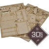 Boeing 777 Quebra Cabeça 3d Miniatura Em Mdf - Image 2
