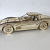 Corvette Stingray 1969 - Veículos Quebra Cabeça Em Mdf - Image 2