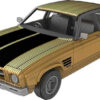 Holden Monaro Gts 1973 - Veículos Quebra Cabeça Em Mdf