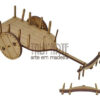 Miniatura Carro De Boi Quebra Cabeça 3d Em Mdf - Image 2