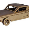 Mustang Quebra Cabeça 3d Miniatura Em Mdf