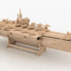 Porta Aviões Quebra Cabeça 3d Miniatura Em Mdf - Image 2