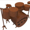 Bateria Radical Instrumentos Musicais Quebra Cabeça Em Mdf