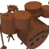 Bateria Radical Instrumentos Musicais Quebra Cabeça Em Mdf - Image 2