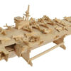 Porta Aviões Quebra Cabeça 3d Miniatura Em Mdf