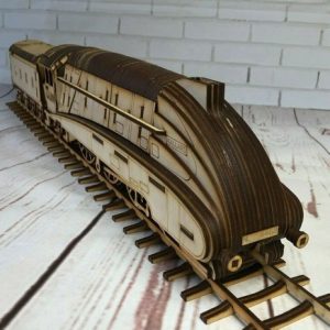 Brinquedo Quebra Cabeça 3D Trem Locomotiva Maria Fumaça Mdf