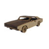 Dodge Quebra Cabeça 3d Miniatura Em Mdf - Image 3