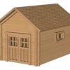 Large Garage Quebra Cabeça 3d Miniatura Em Mdf