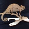 Camaleão Quebra Cabeça 3d Miniatura Em Mdf - Image 2