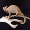 Camaleão Quebra Cabeça 3d Miniatura Em Mdf - Image 3