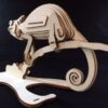 Camaleão Quebra Cabeça 3d Miniatura Em Mdf - Image 5