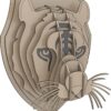 Cabeça De Onça Troféu De Caça Quebra Cabeça 3d Em Mdf - Image 2