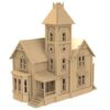 Grafton House Quebra Cabeça 3d Em Mdf