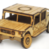 Hummer Quebra Cabeça 3d Miniatura Em Mdf