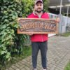 Placa Entalhada em Madeira Maciça Personalizada - Image 6
